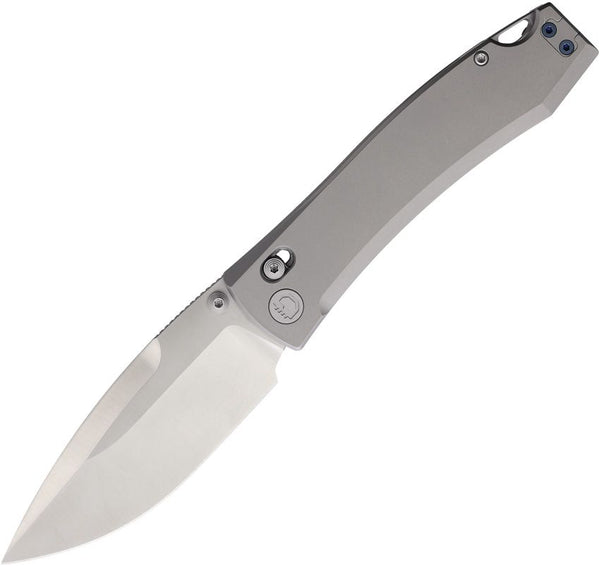 Daggerr Knives Nightmare Crossbar Lock Gray Titanium Satin MagnaCut
