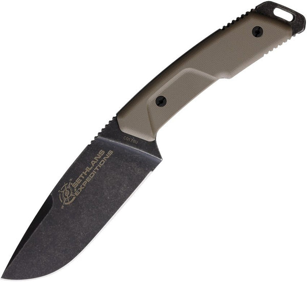 Extrema Ratio Sethlans Fixed Blade Expedition  Tan G10 Black Stonewash Bohler N690