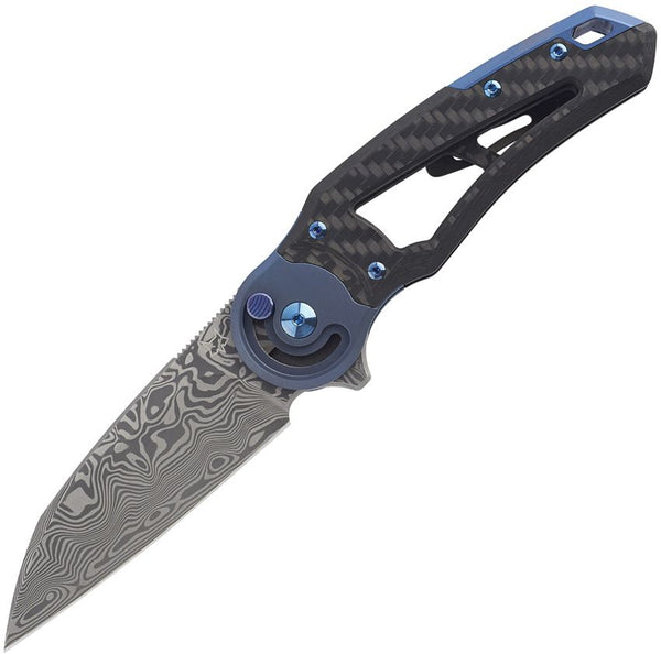 FOX Metamorphosis Folding Kinfe Carbon Fiber Damascus