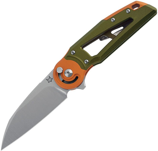 FOX Metamorphosis Folding Kinfe S OD Green Aluminum Satin Bohler M390