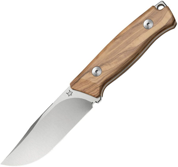 FOX Receiver Fixed Blade Olive Wood Satin Becut