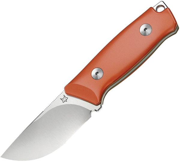 FOX Muzzle Fixed Blade Orange G10 Satin Becut