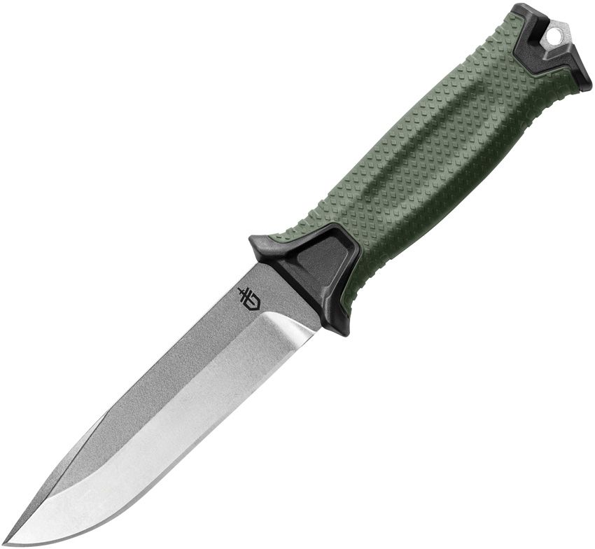 Gerber Strongarm Fixed Blade Foliage Green Plain Edge Stonewash 420HC ...