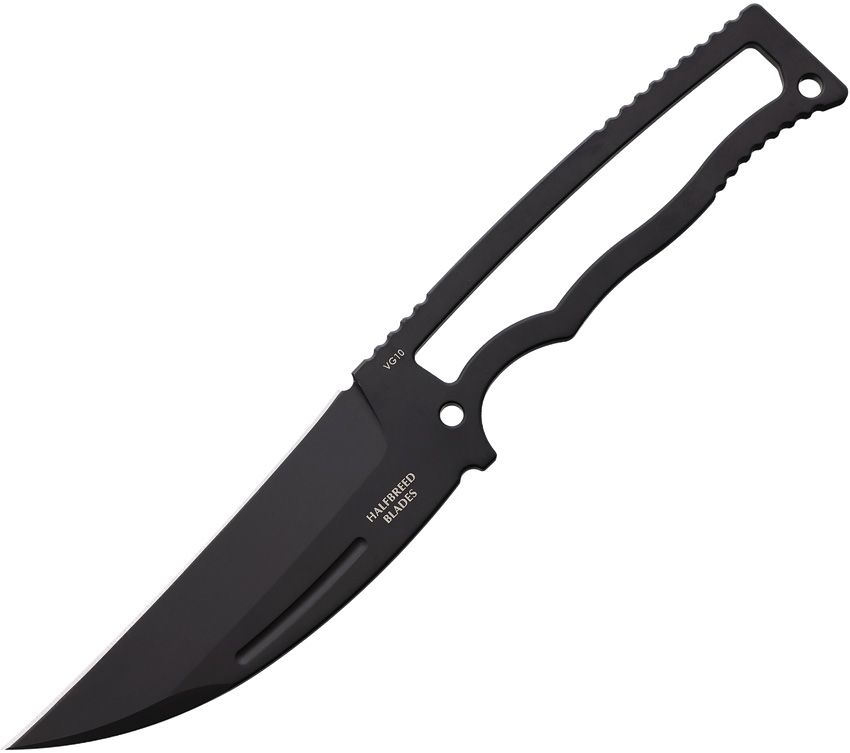 Halfbreed Blades Compact Field Knife Black PVD Pikal VG-10