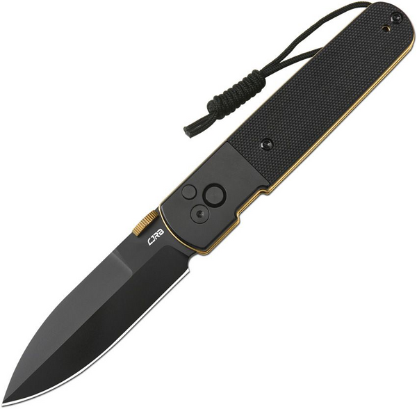 CJRB Locust Button Lock Black G10 PVD Coated AR-RPM9