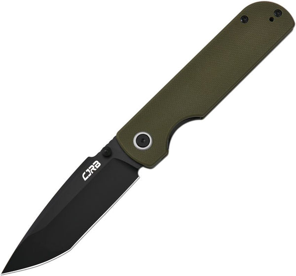 CJRB Nova Linerlock OD Green G10 Black PVD Coated Tanto AR-RPM9