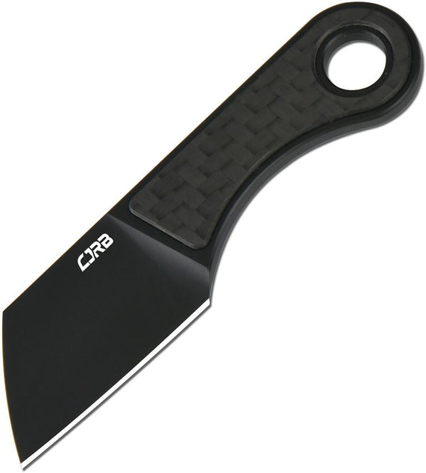 CJRB Chip Fixed Blade Carbon Fiber Black PVD Coated Cleaver AR-RPM9