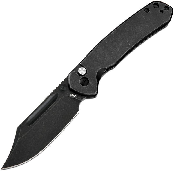 CJRB Bowie Pyrite Button Lock Black Stonewash AR-RPM9