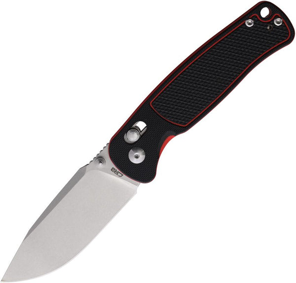 CJRB Shale Crossbar Lock Black/Red G10 Stonewash AR-RPM9