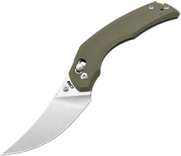 CJRB Nanner Crossbar Lock Green G10 Stonewash Persian AR-RPM9