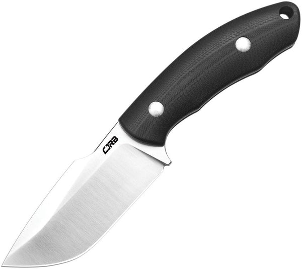 CJRB Mutt Fixed Blade Black G10 Sand Blast Harpoon AR-RPM9