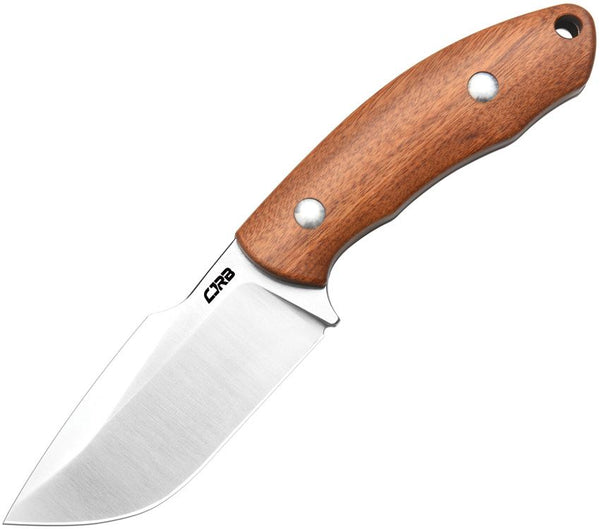 CJRB Mutt Fixed Blade Brown Wood Sand Blast Harpoon AR-RPM9
