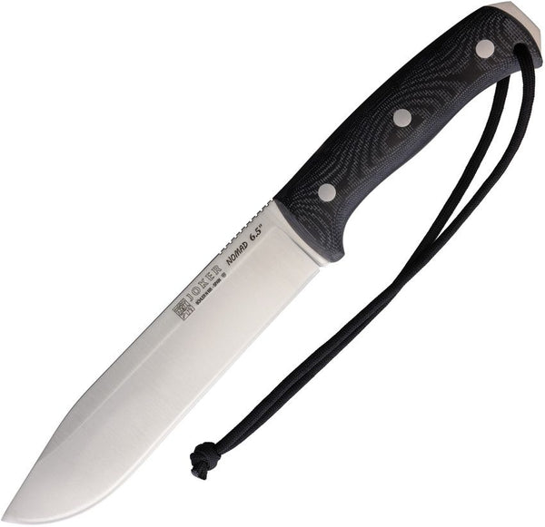 Joker Nomad 6.5 Black Canvas Micarta Satin Bohler N695 (Kydex Sheath)