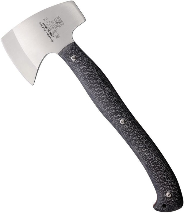 Joker Nature Hatchet Black Canvas Micarta Satin 80CrV2