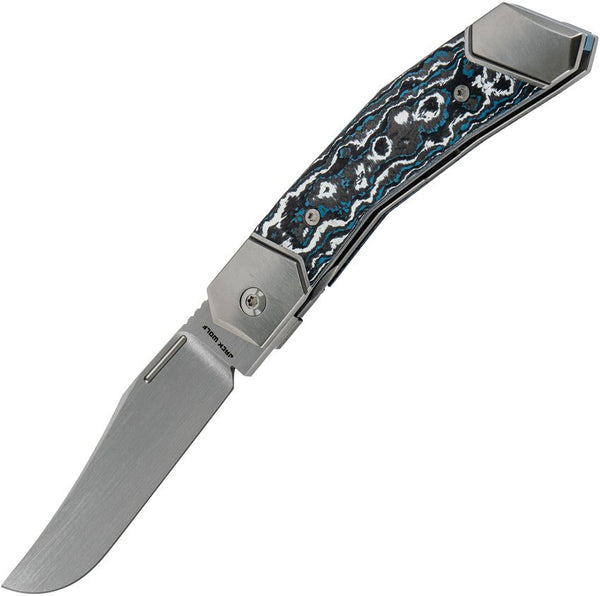 Jack Wolf Knives Bionic Jack Framelock Frost Carbon Fiber Satin S90V