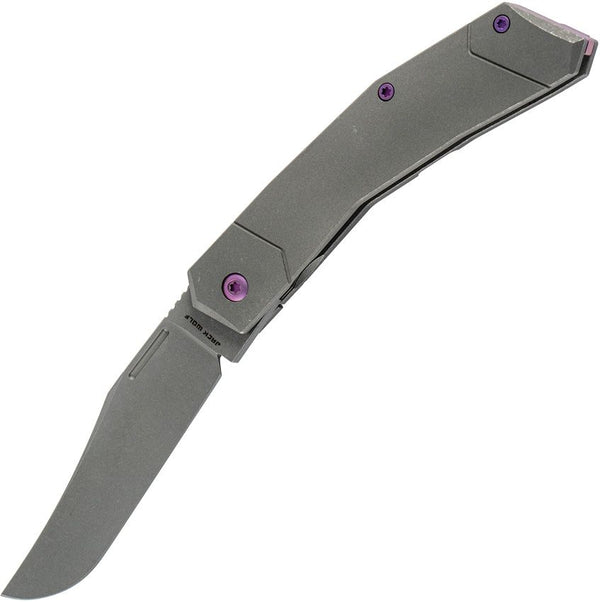 Jack Wolf Knives Bionic Jack Framelock SW Titanium Stonewash S90V