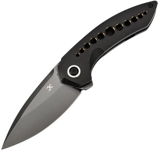 Kansept Knives ODD 21 BlackWash Titanium Black Mirror CPM-20CV