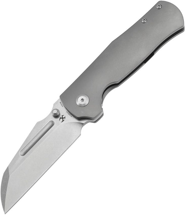 Kansept Knives Dreadnaught SW Titanium Stonewash Cleaver CPM S35VN