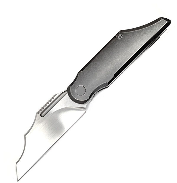 Ketuo Soulstone B Framelock Gray Stonewash Titanium Satin Bohler M390