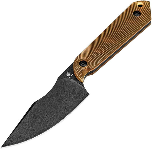 Kizer Cutlery Harpoon Mini Fixed Blade Ultem PEI Black Coated CPM-3V