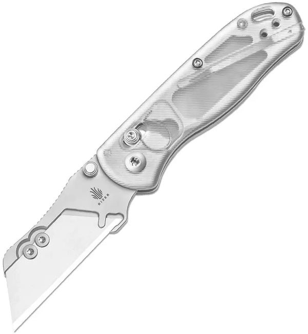 Kizer Cutlery Drop Bear Utility Clutch Lock Clear Acrylic