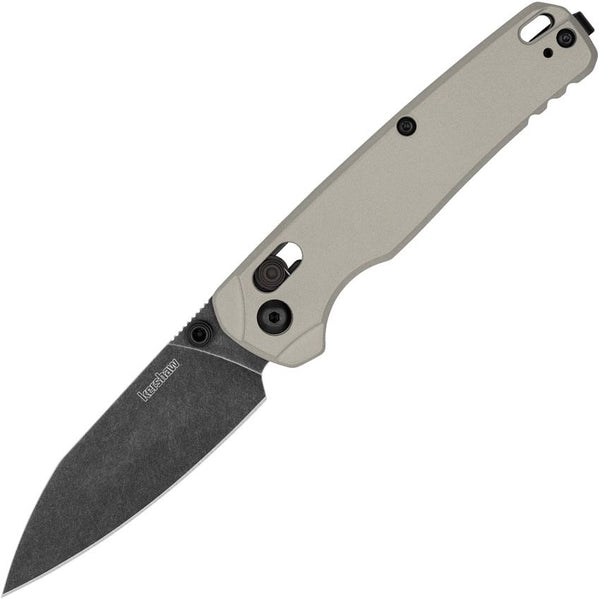 Kershaw Bel Air DuraLock Bright Nickel Cerakote Aluminum BlackWash CPM MagnaCut