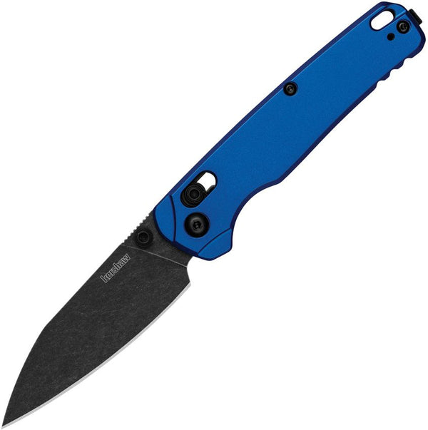 Kershaw Bel Air Blue Anodized Aluminum Blackwash CPM MagnaCut