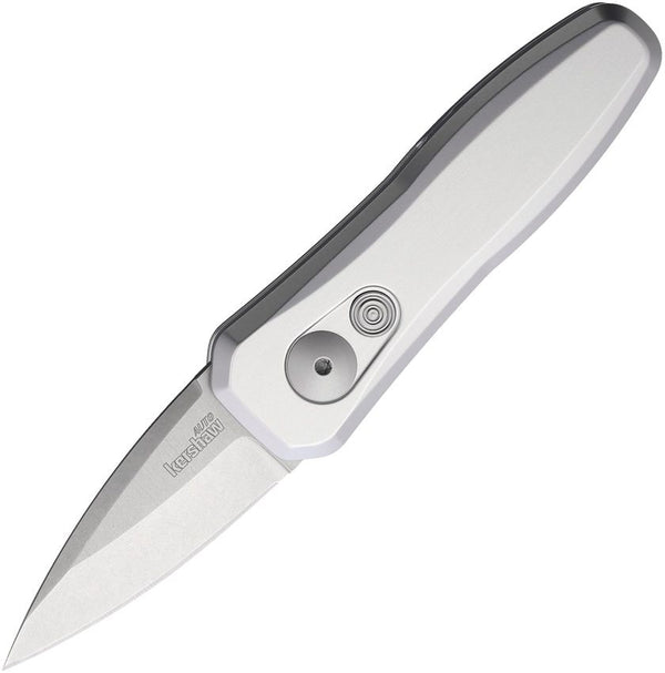 Kershaw Auto Launch 4 Button Lock Raw Anodized Aluminum Satin CPM-154