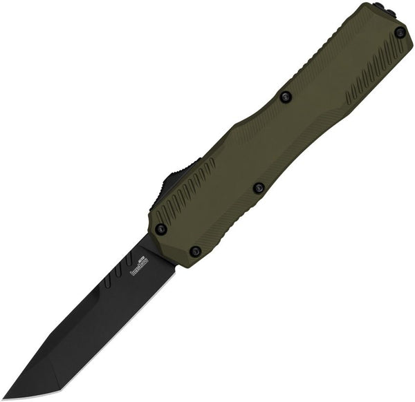 Kershaw Auto Livewire OTF OD Green Aluminum Black Oxide Tanto CPM MagnaCut