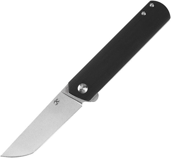 Kansept Knives Foosa Slip Joint Black G10 Stonewash 154CM