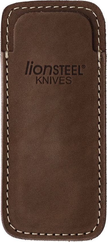 LionSTEEL Vertical Leather Sheath Brown