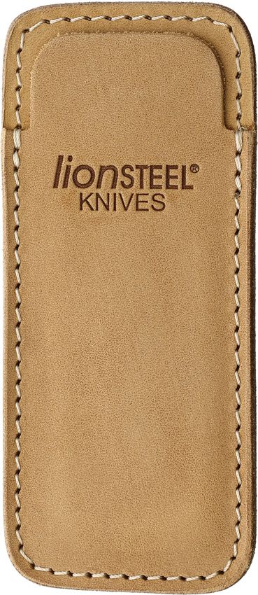 LionSTEEL Vertical Leather Sheath Sand