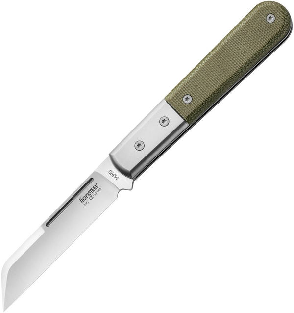 LionSTEEL Barlow Dom Green Micarta Satin Bohler M390