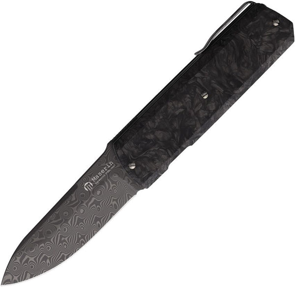 Maserin Silver Damascus Linerlock