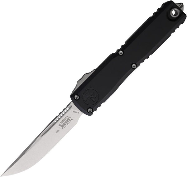 Microtech Auto Ultratech Gen III ZBP OTF Black Aluminum Stonewash Bohler M390MK
