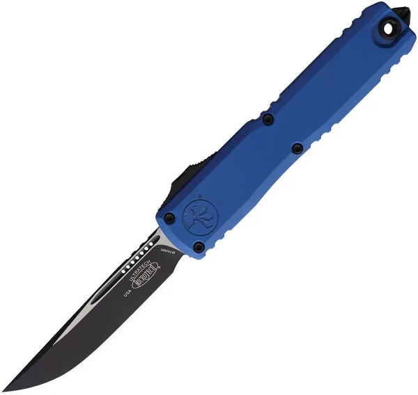 Microtech Auto Ultratech Gen III ZBP OTF Blue Aluminum Two Tone Bohler M390MK