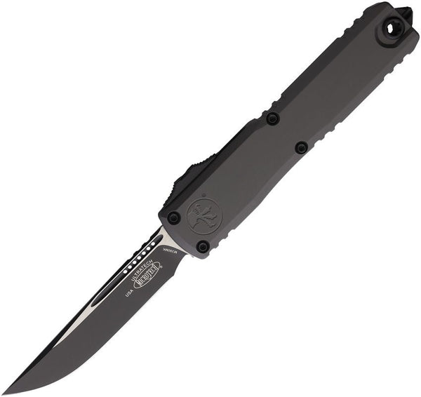 Microtech Auto Ultratech Gen III ZBP OTF Gray Aluminum Two Tone Bohler M390MK