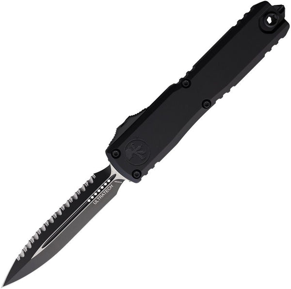 Microtech Auto Ultratech Gen III ZBP OTF Black Aluminum Two Tone D/E P/Serrated Bohler M390MK