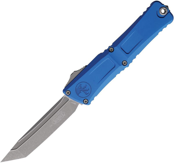 Microtech Auto Combat Troodon Gen III Blue Aluminum Apocalyptic T/E Bohler M390MK