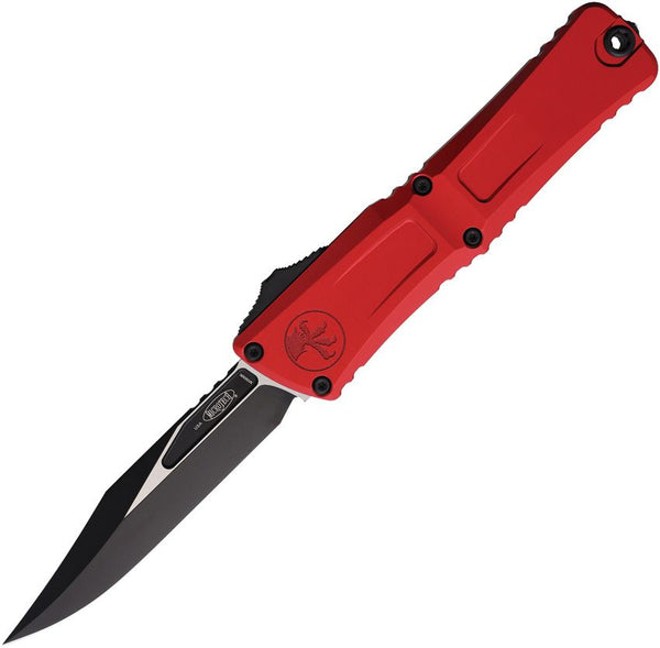 Microtech Auto Combat Troodon Gen III Red Aluminum Two Tone Bowie Bohler M390MK