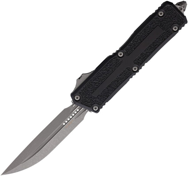 Microtech Auto Scarab II OTF Gen III Black Aluminum w Traction Insert Apocalyptic Bohler M390MK