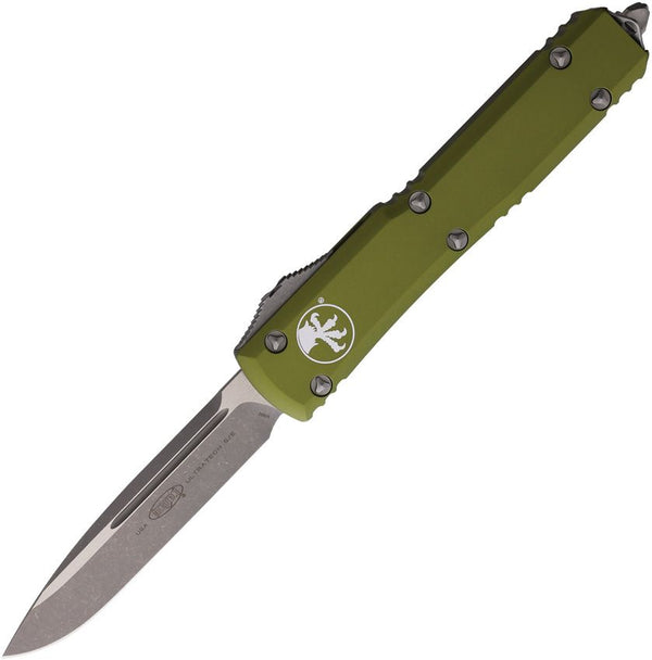 Microtech Auto Ultratech S/E OTF OD Green Aluminum Apocalyptic Bohler M390