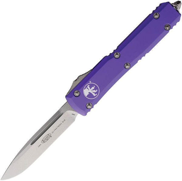 Microtech Auto Ultratech S/E OTF Purple Aluminum Stonewash Bohler M390