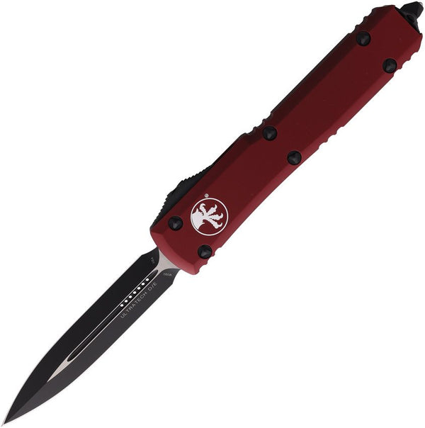 Microtech Auto Ultratech OTF Merlot Aluminum Two Tone  D/E Bohler M390