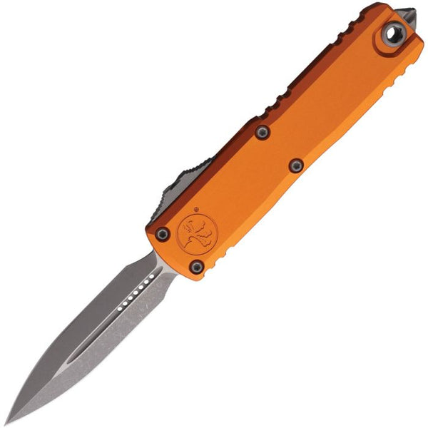Microtech Auto UTX-85 Gen IV OTF Orange Aluminum Apocalyptic D/E Bohler M390MK