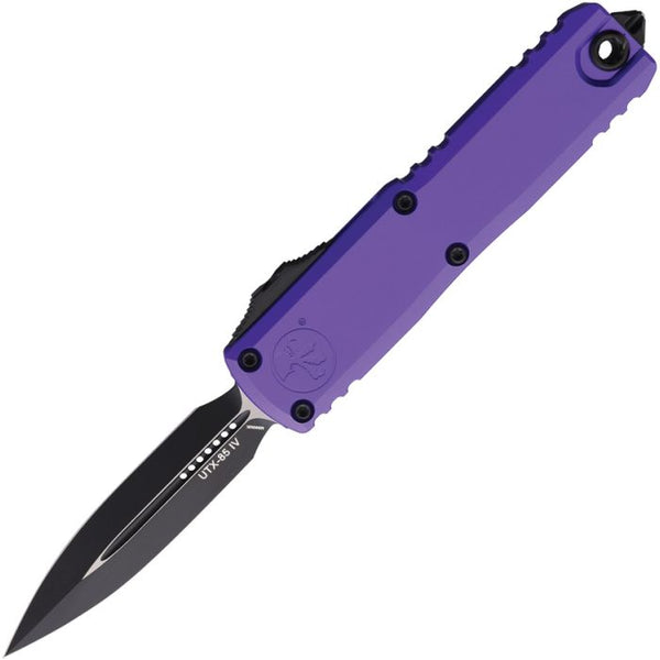 Microtech Auto UTX-85 Gen IV OTF Purple Aluminum Two Tone D/E Bohler M390MK
