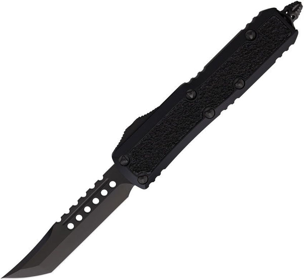 Microtech Auto Daytona Hellhound OTF Shadow Black DLC Steel Blade