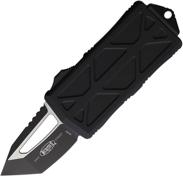 Microtech Auto Exocet OTF Black Aluminum T/E Two Tone Bohler M390