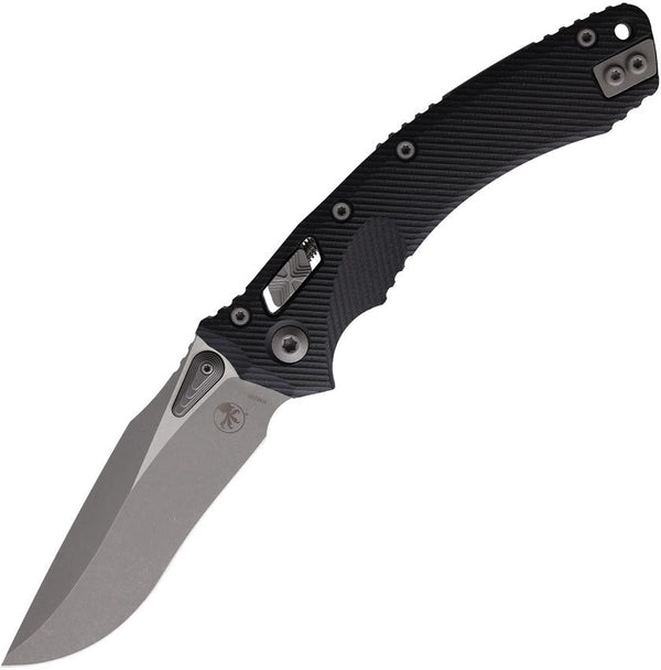 Microtech Amphibian RAM-LOK Fluted Black G10 Apocalyptic M390MK