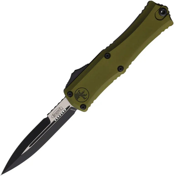 Microtech Auto Hera II Mini OTF OD Green Aluminum Two Tone Bayonet Bohler M390MK